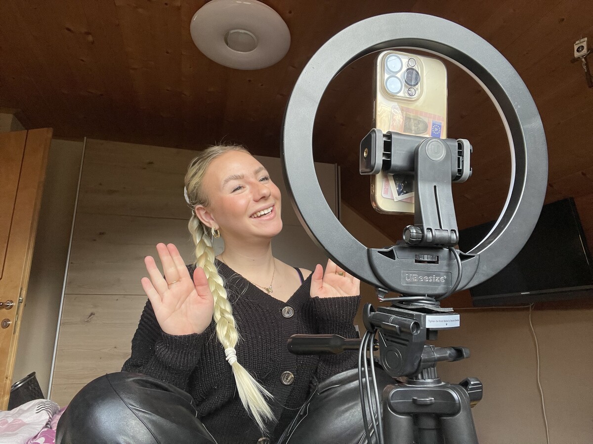 Leonie Tschofen betreibt einen TikTok-Account mit dem Namen „social safety”. tschofen