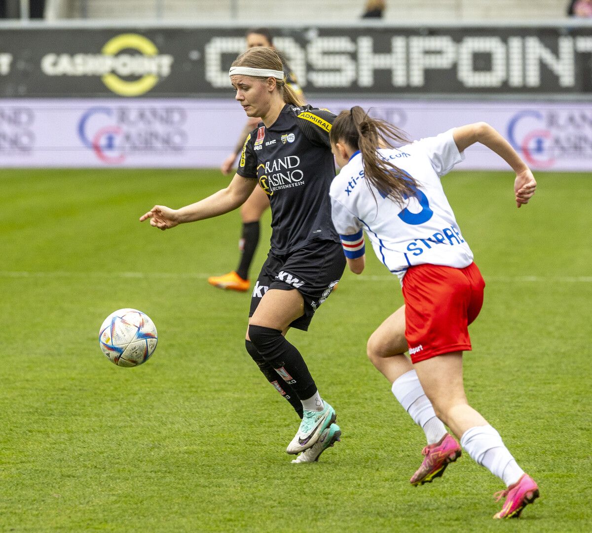Maria Olsen (links) fehlte zuletzt krankheitsbedingt im Training.Paulitsch