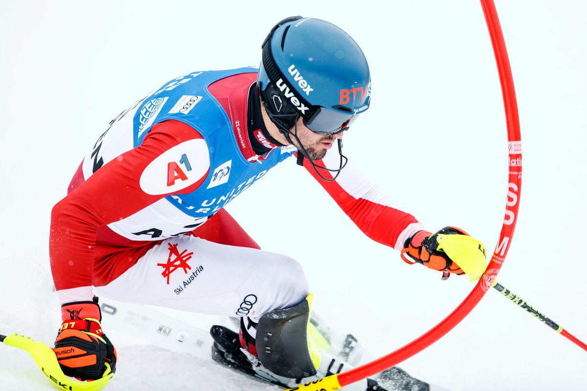 Mit dem Gefühl der Sicherheit hat Johannes Strolz beim Slalom in Aspen auch den Turbo gezündet.gepa