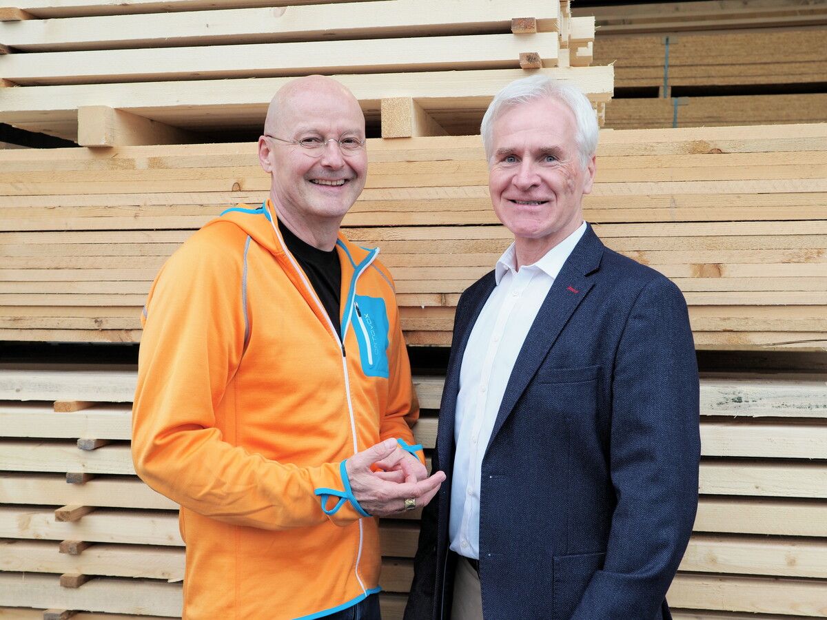 Referent Prof. Thomas Rohner im Gespräch mit Christoph Ganahl (ganahldesign).