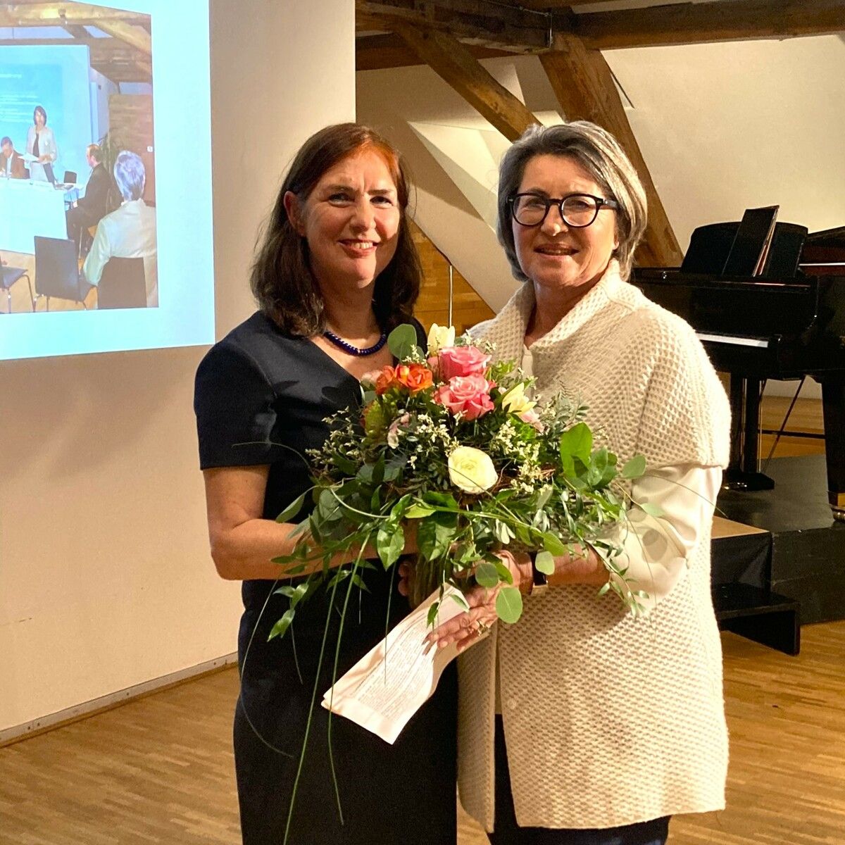 Sabine Purtscher wurde für ihr ehrenamt­liches Engagement gewürdigt. Veranstalter