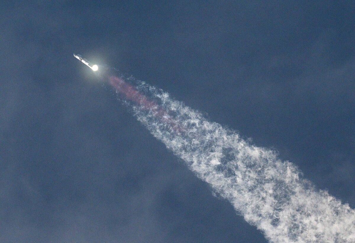 „Starship“ soll eines Tages bemannte Missionen zu Mond und Mars ermöglichen. AFP