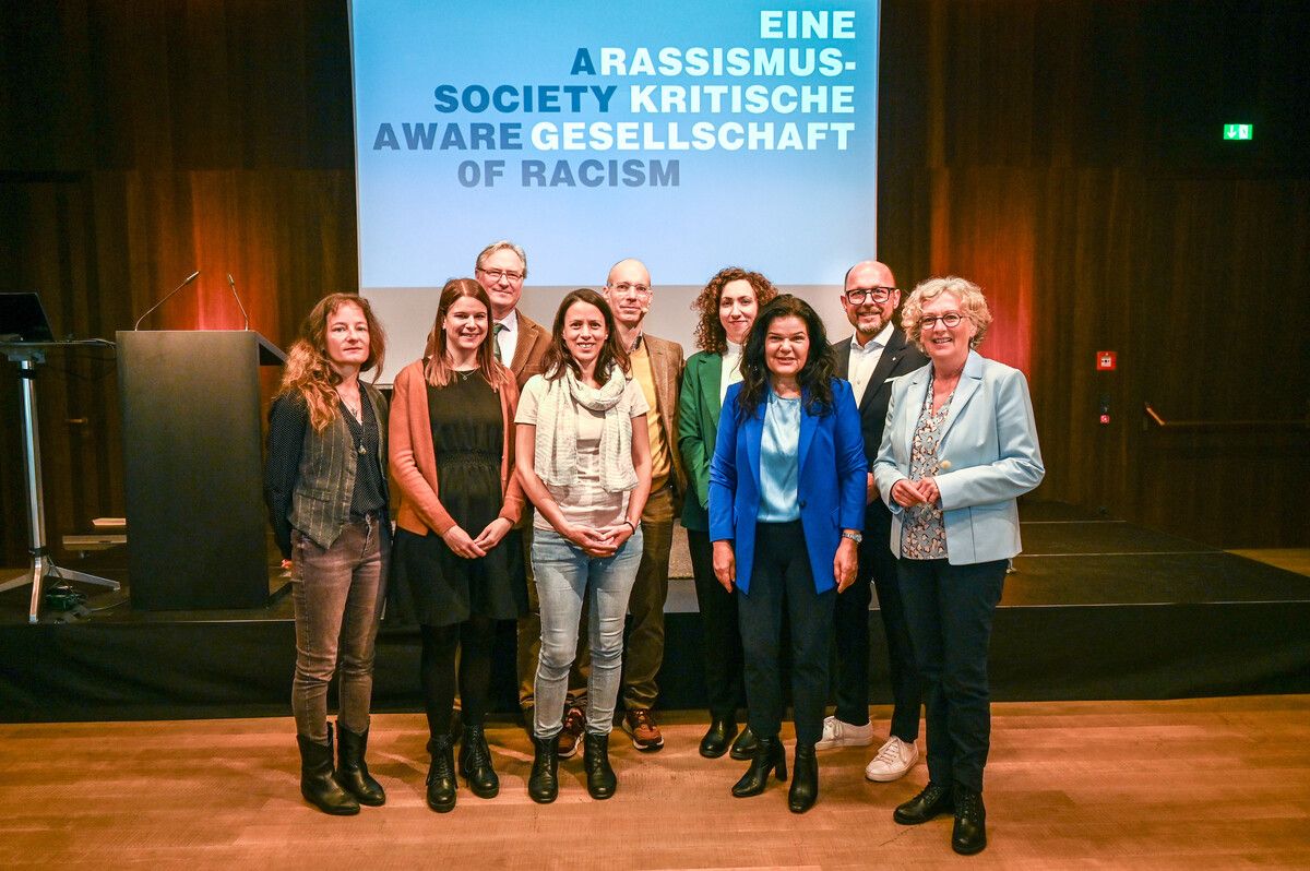 Teilnehmer der Fachtagung „Eine rassismuskritische Gesellschaft“. Udo Mittelberger