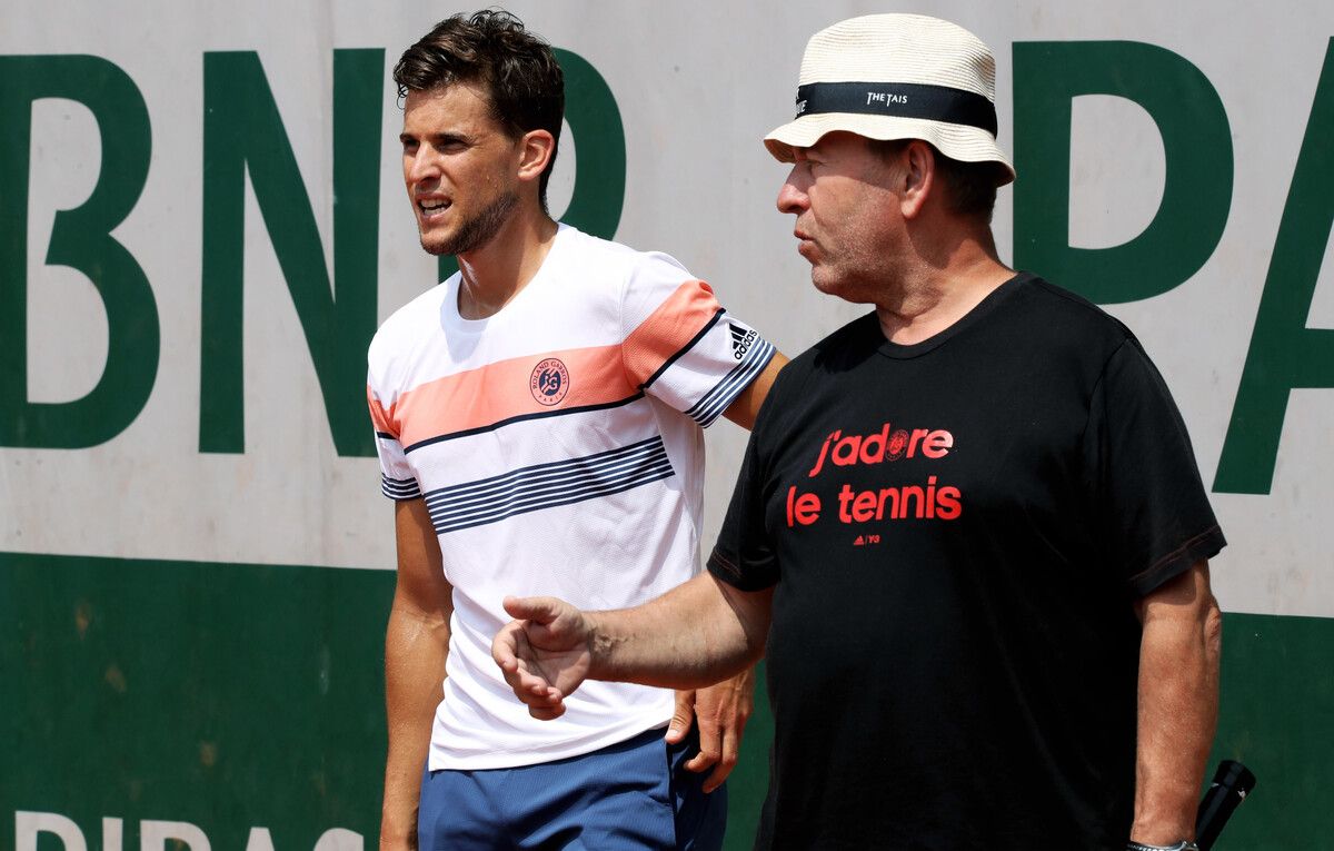 Thiem und Bresnik bildeten bis 2019 ein erfolgreiches Team.Gepa, Apa
