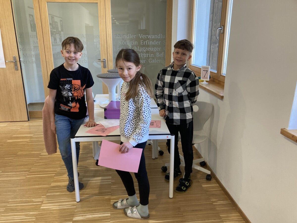 Viel zu rätseln gab es für die dritte Klasse der Volksschule Tschagguns. STL