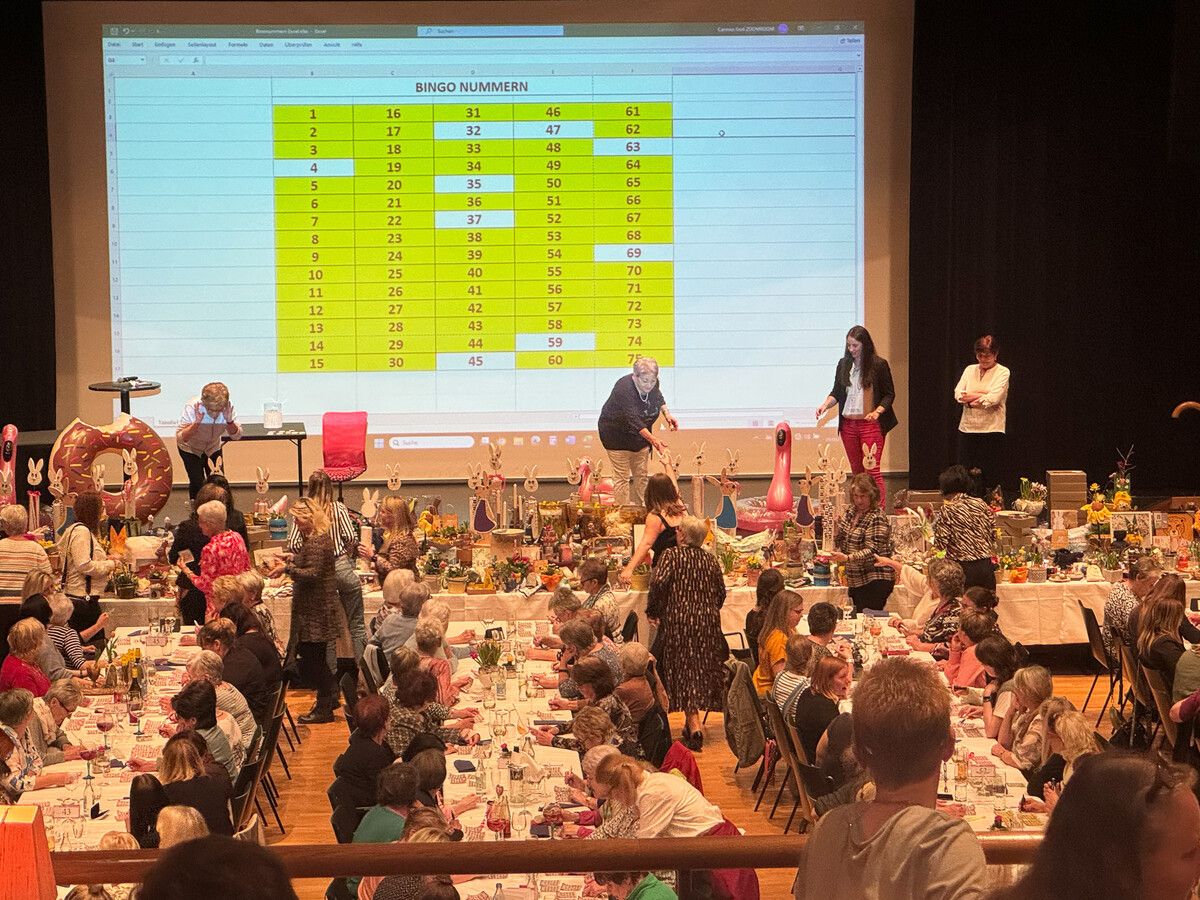 Volles Haus herrschte am Mittwochabend beim Bingo-Abend der „Freyo Froua“ im Reichshofsaal. Freyo Froua