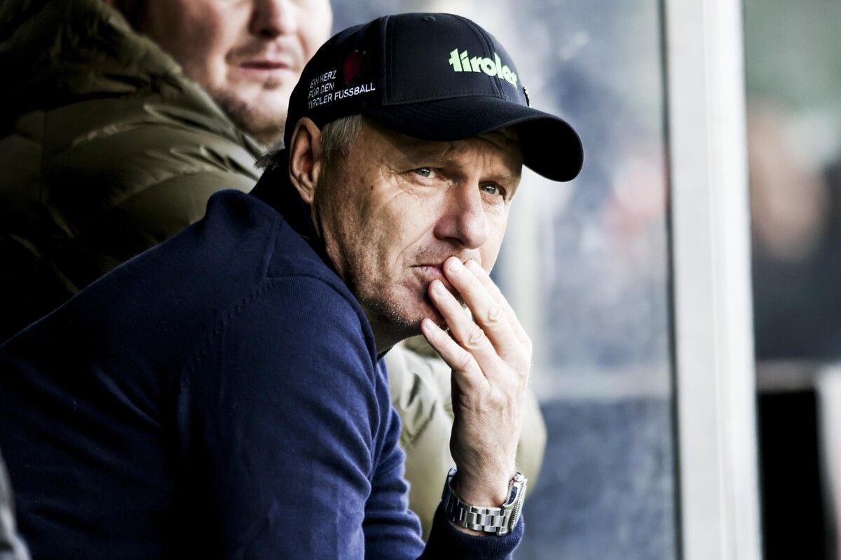 WSG-Coach Thomas Silberberger hat den Abstiegskracher gegen Austria Lustenau im Visier.gepa