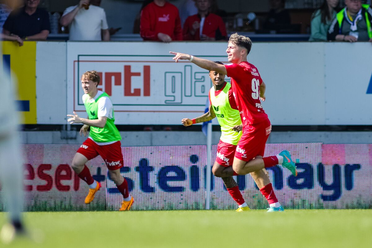 Anteo Fetahu war der Goldtorschütze für den FC Dornbirn.gepa