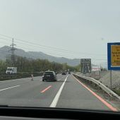 Auf der Autobahn wird wieder gebaut