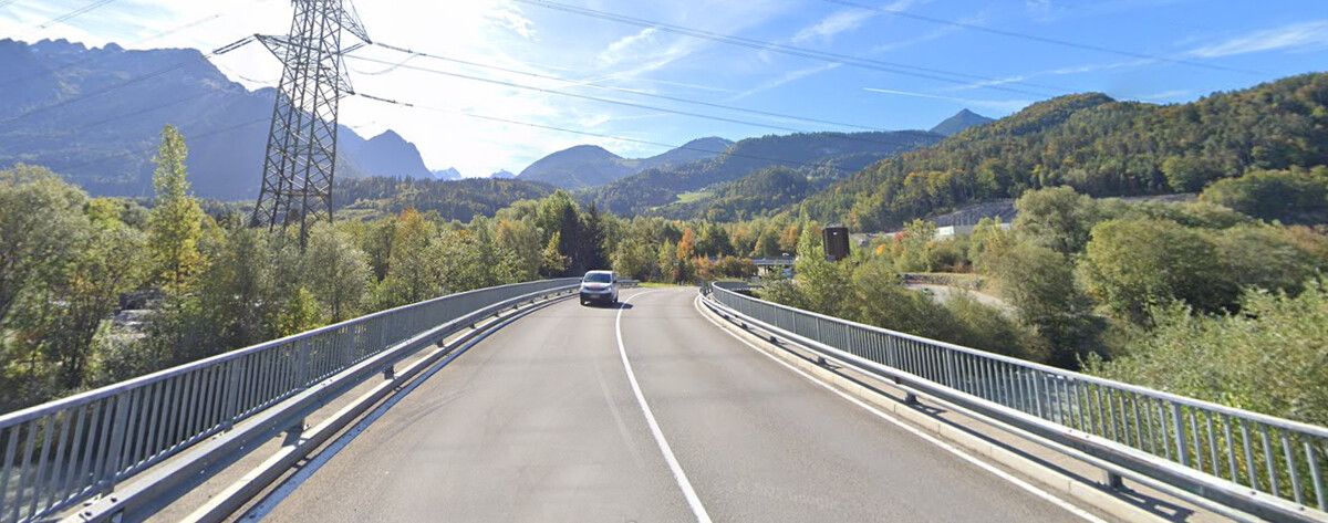 Auf der L81 zwischen Bürs und Nüziders kommt es in den nächsten Monaten zu Verkehrsbehinderungen. Screenshot/Google
