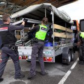 Auf der Autobahnraststätte in die Falle gegangen