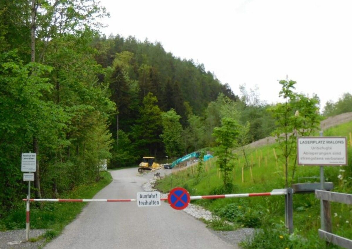 Bei der Aushubdeponie Malons wird dieses Jahr voraussichtlich mit der Befüllung von Bodenaushub gestartet.mima