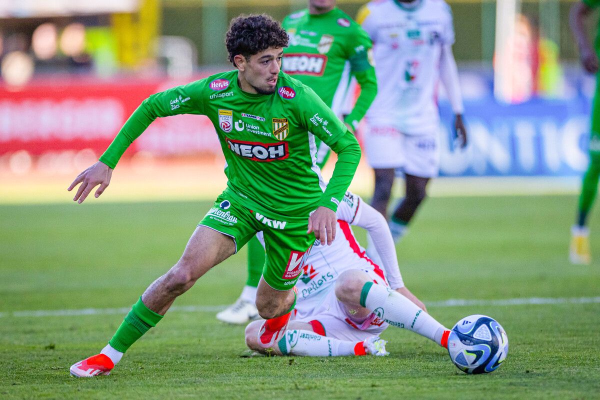 Ben Bobzien bleibt dem österreichischen Fußball erhalten. Aber eben nicht bei Austria Lustenau, sondern bei Austria Klagenfurt in der Bundesliga.gepa