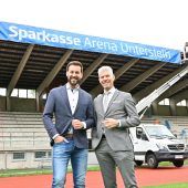 Neues Erscheinungsbild und Name für die Sparkasse Arena Unterstein