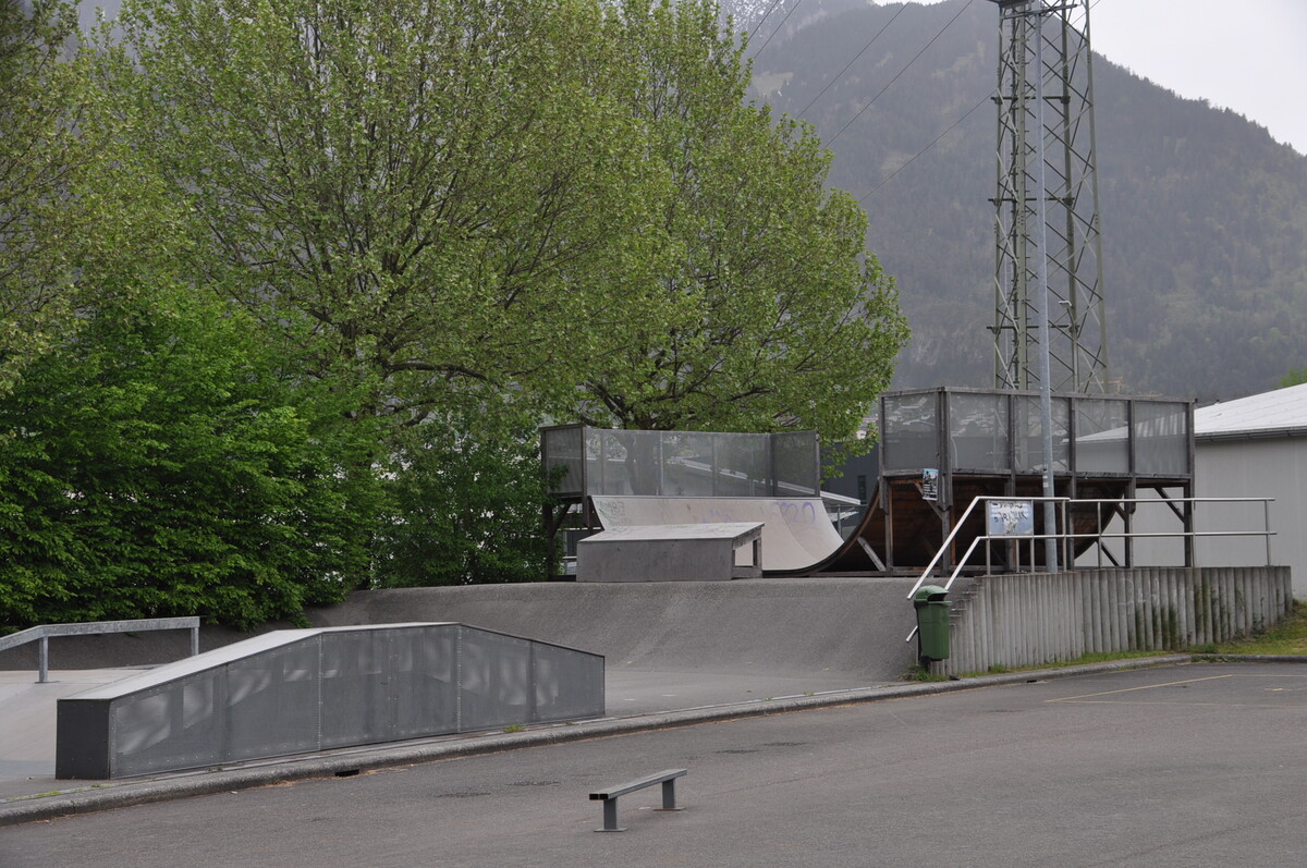 Das Jugendheim befindet sich beim Skaterplatz in Nüziders.hab