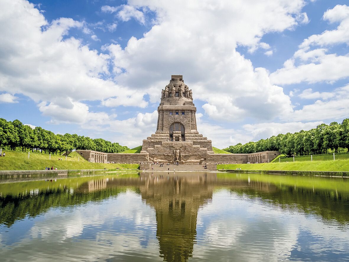 Das Völkerschlachtdenkmal: ein Zeugnis der Vergangenheit.Shutterstock