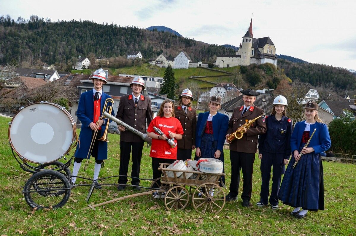 Die Bürgermusik und Feuerwehr Rankweil veranstalten das 2. Maibaumfest.  privat
