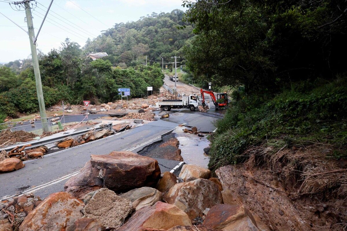 Die extremen Regenfälle sorgten vielerorts für massive Schäden. AFP