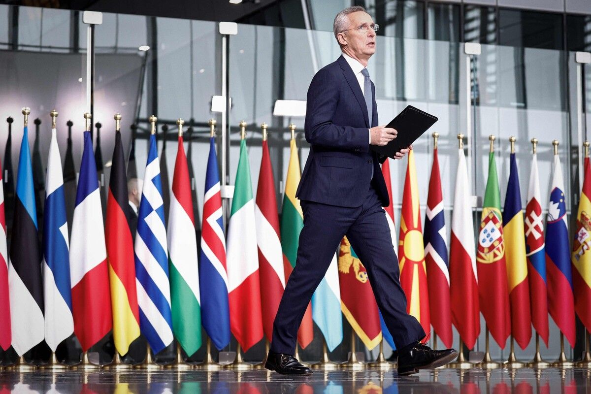 Die Frage sei nicht ob, sondern wann die Ukraine NATO-Mitglied werde, sagt Stoltenberg.AFP