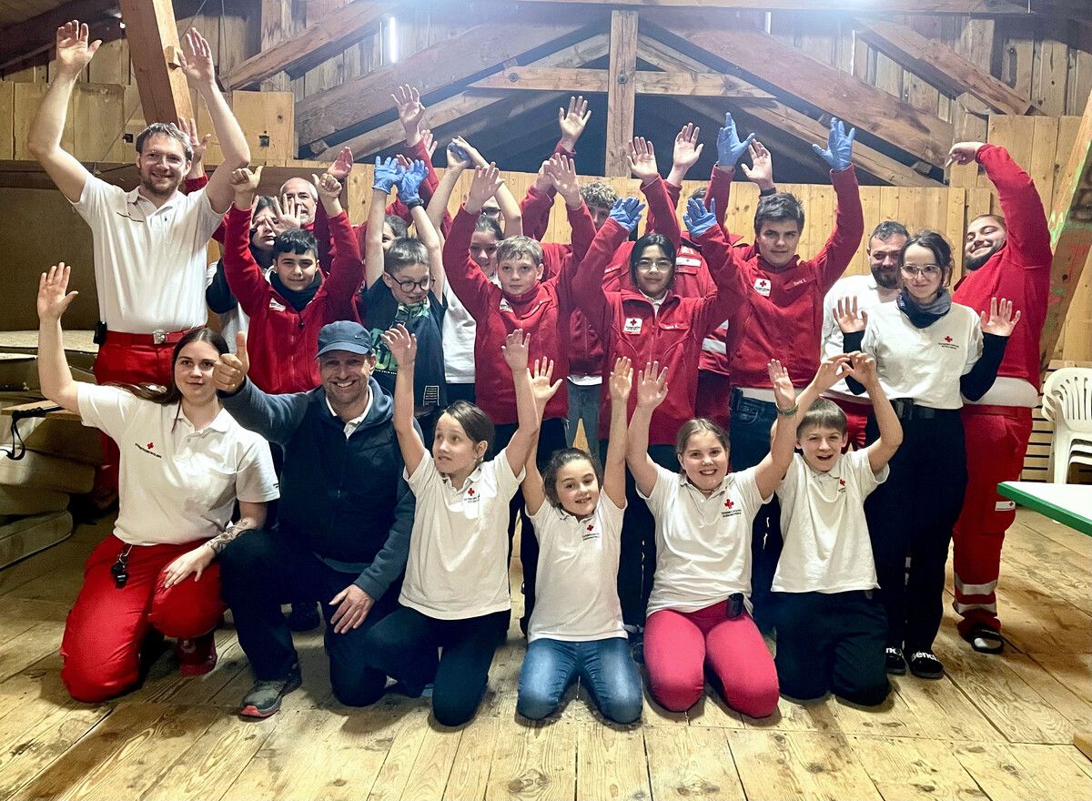 Die Mitglieder des Jugend-Rotkreuzes Hohenems erlebten ein aufregendes Wochenende in Schuttannen.Stadt Hohenems
