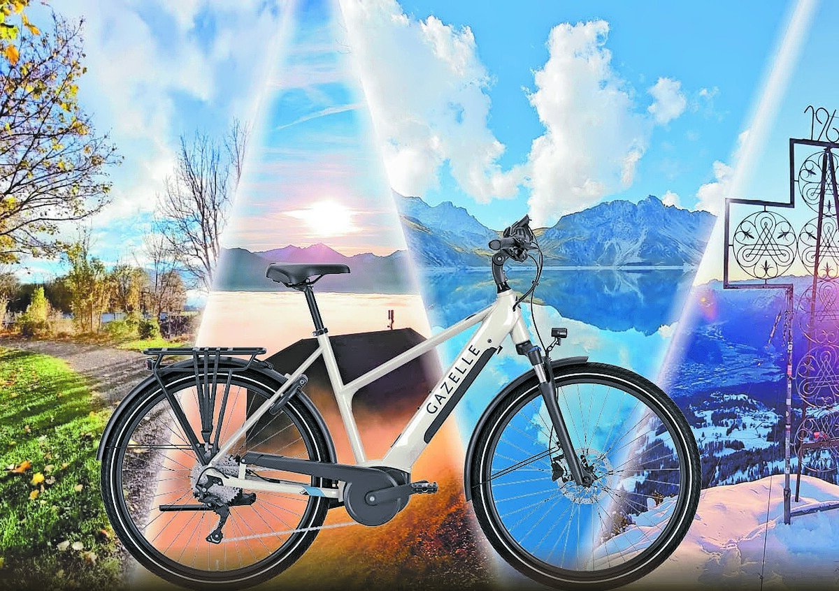 Die VN und Velo Novo in Fußach verlosen zum Saisonstart ein E-Bike Gazelle Medeo T10 HMB.Gazelle