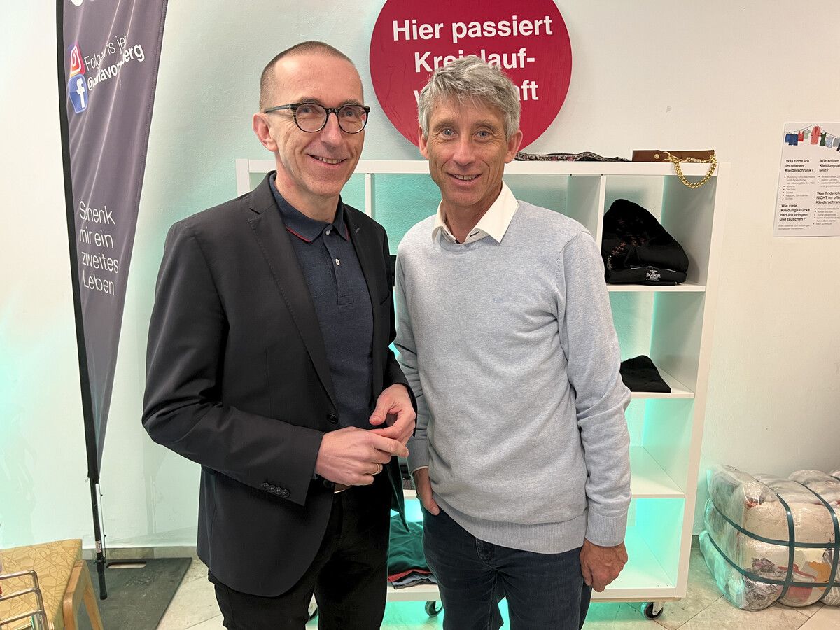 Dir. Walter Schmolly und Claudio Tedeschi freuten sich über den Anklang.