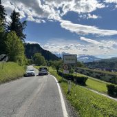 Straßensperre wegen Bauarbeiten