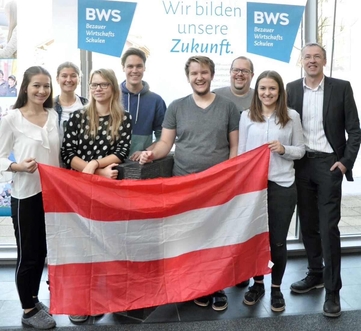 Erinnerungen an 2018 werden wach, als die Bezauer Wirtschaftsschulen das Austria Haus in Pyeongchang betreuten. stp