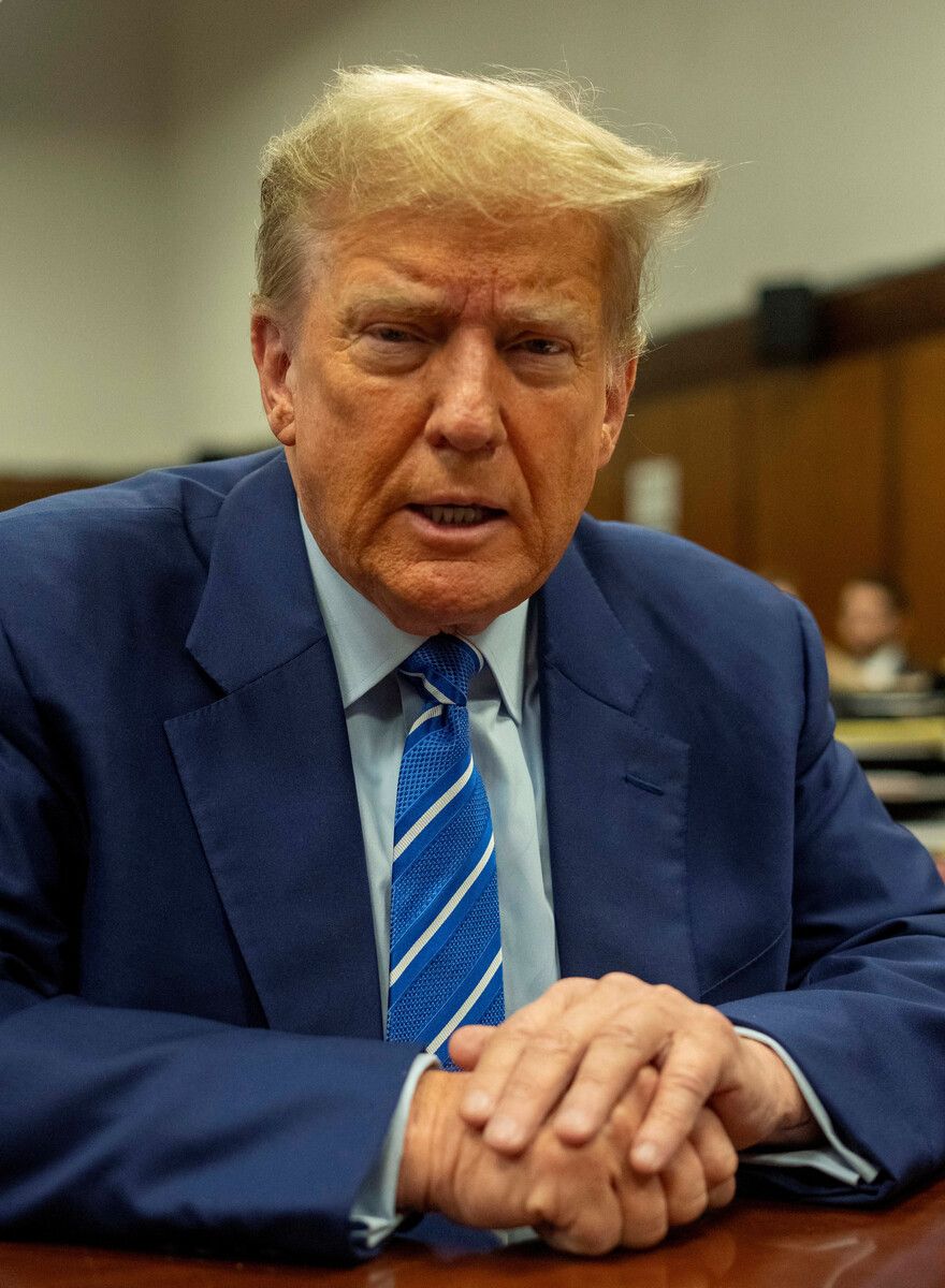 EX-US-Präsident Donald Trump muss sich vor Gericht verantworten. Reuters