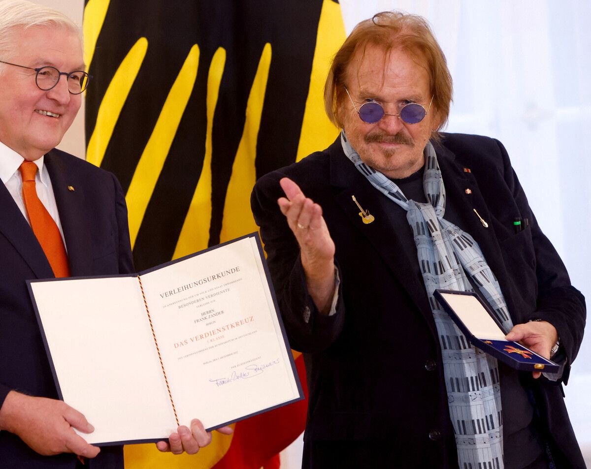Frank Zander feierte zum 30. Mal mit Obdachlosen Weihnachten.⇒reuters