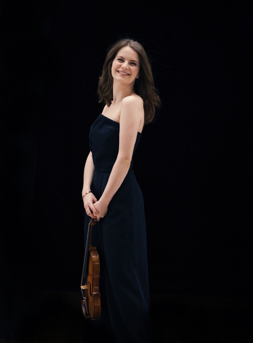 Geigerin Veronika Eberle spielt beim Abschlusskonzert der Bregenzer Meisterkonzerte.Felix Broede