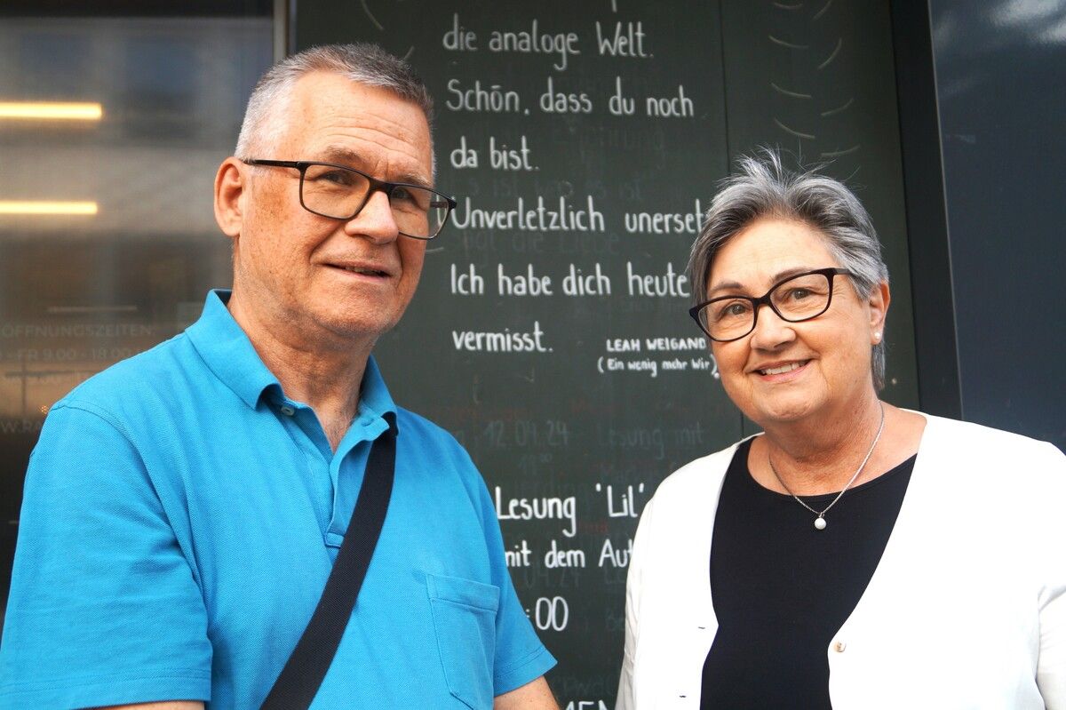 Guntram Dünser und Irene Fitz vom Ghöriger Lesekreis.