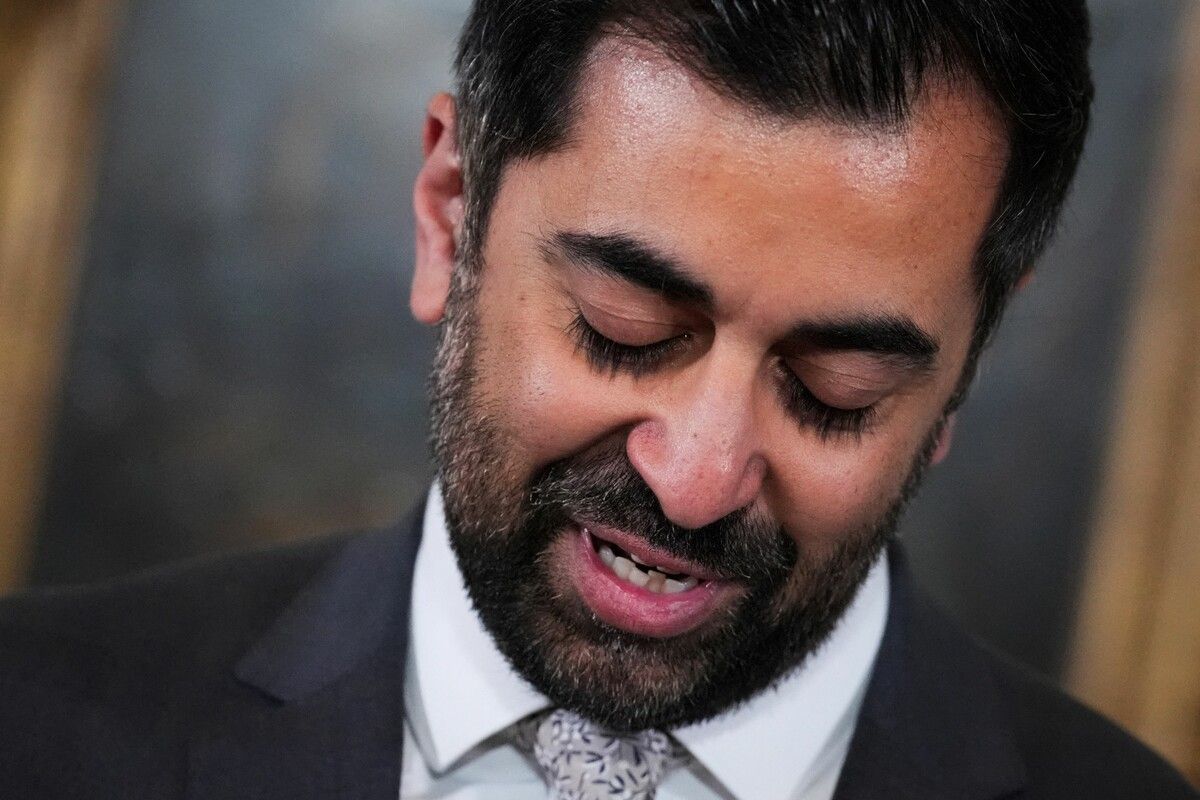 Humza Yousaf befindet sich nun auf Nachfolgersuche.AFP