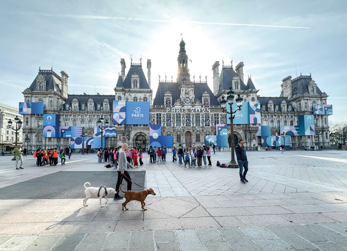 Im Hôtel de Ville, dem Pariser Rathaus, dreht sich derzeit viel um Olympia. Edith Rhomberg