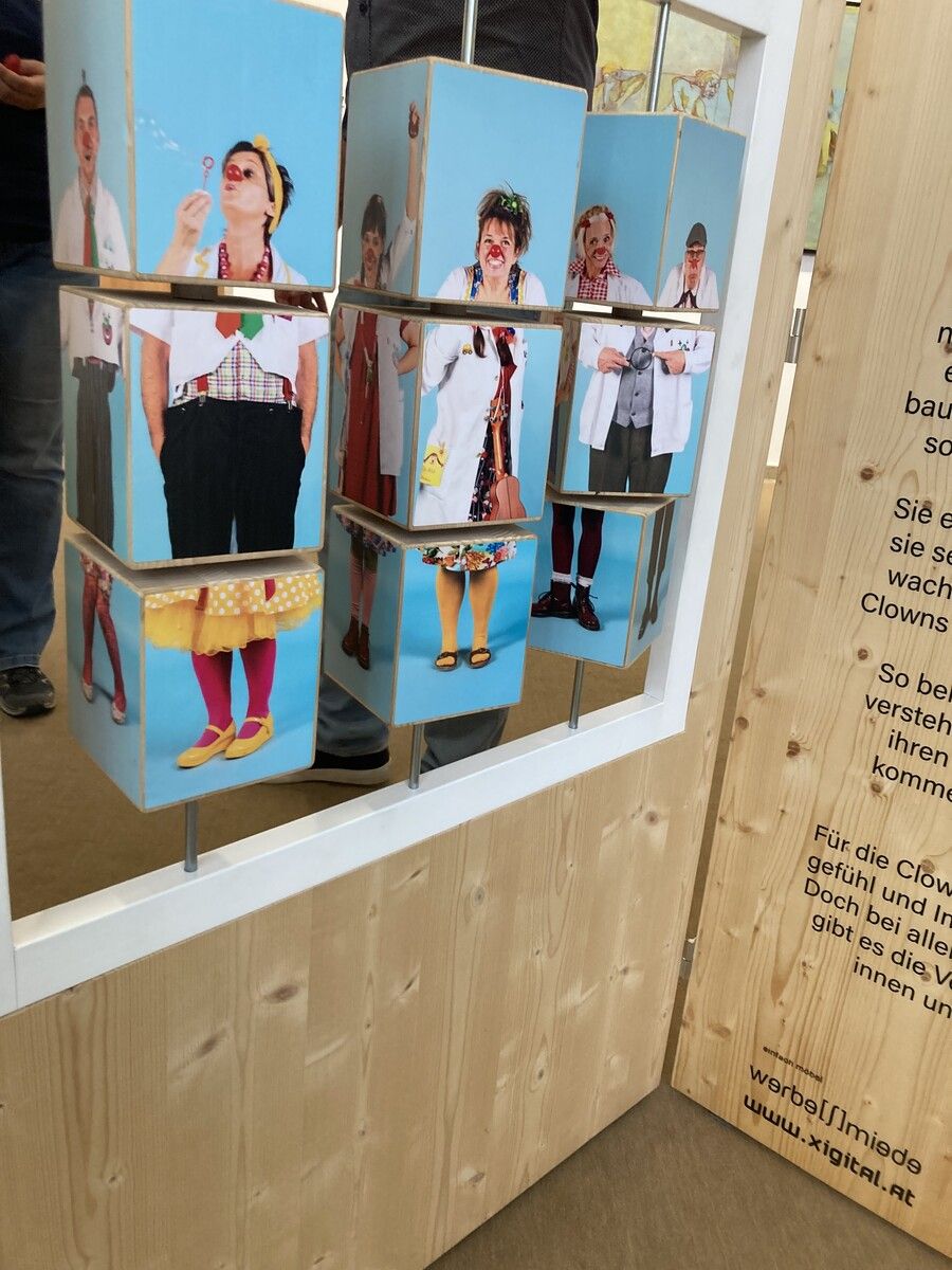 In die Ausstellung sind auch Kinderspiele eingebaut.