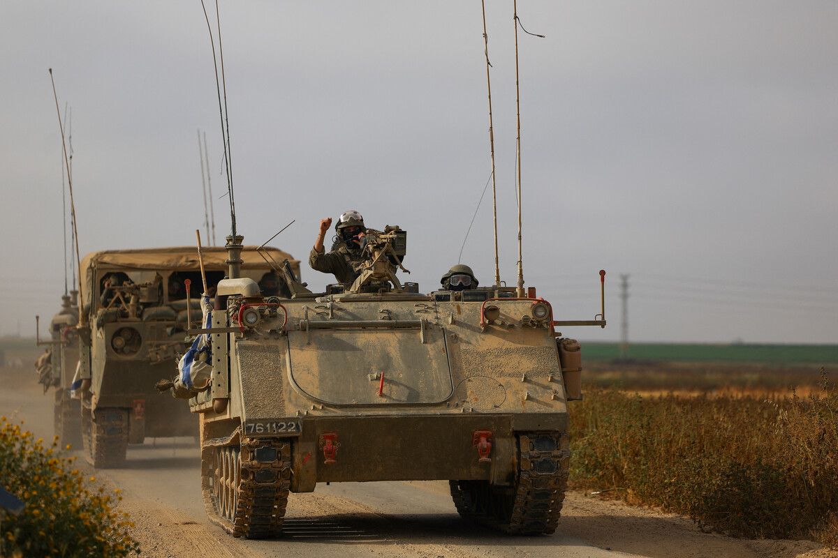 Israels Militär fährt schwere Geschütze im Gazastreifen auf.RTS