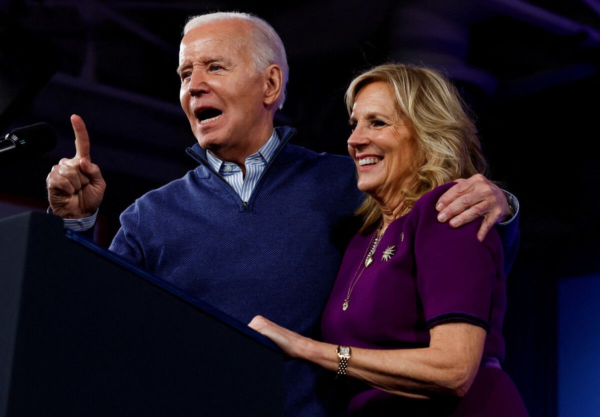 Jill und Joe Biden verdienten im vergangenen Jahr über 600.000 US-Dollar.RTS