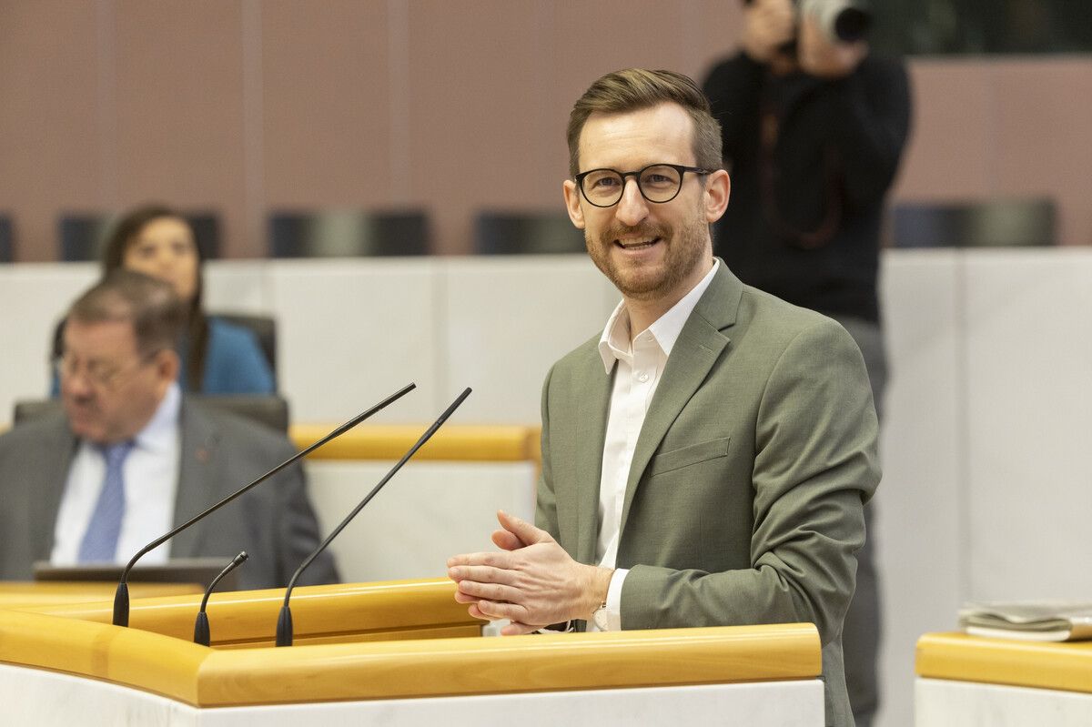 Johannes Gasser (Neos) will vom Landtag in den Nationalrat wechseln. VN