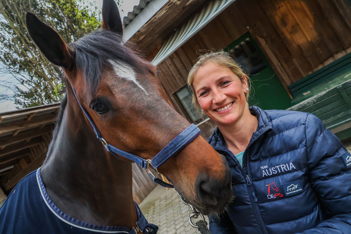 Katharina Rhomberg mit ihrem Pferd Cuma.Steurer (2), Apa
