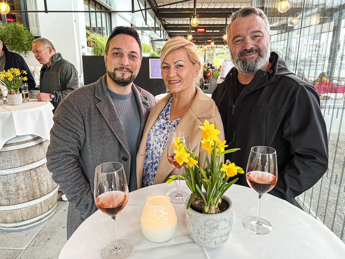 Kurt Amann, Patricia Paul und Samir Jasaragic von Transgourmet.