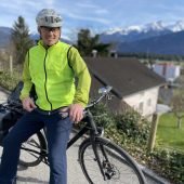 Marco Ulmer fährt jeden Tag mit dem Rad zu Arbeit