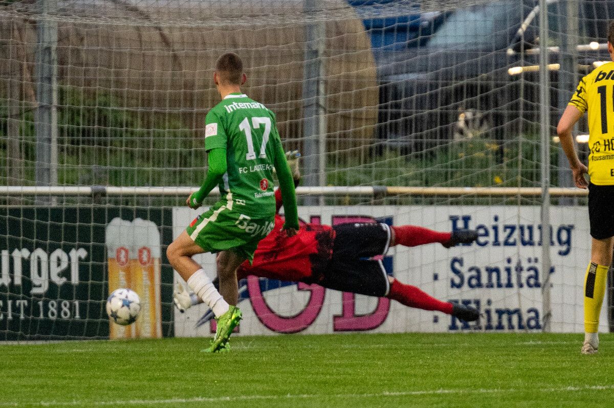 Markus Siller erzielte das 3:0 für die Lauteracher.Serra