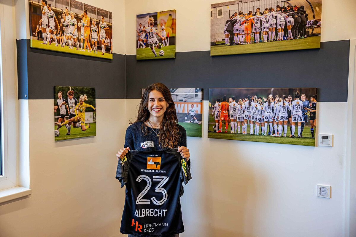 Nachwuchstalent Selina Albrecht verlängerte ihren Vertrag in Altach.SCRA