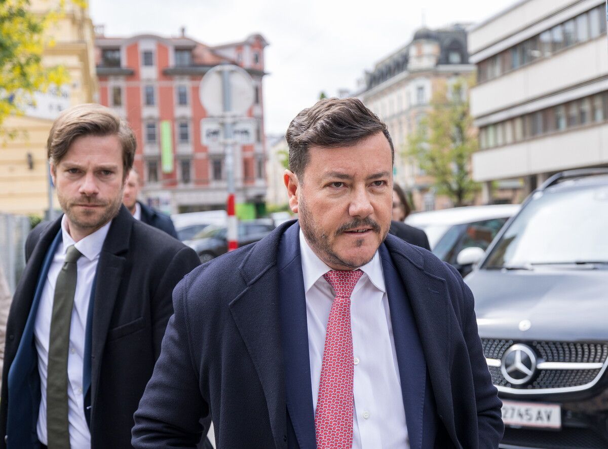 René Benko gab sich vor dem Gerichtstermin schweigsam. apa
