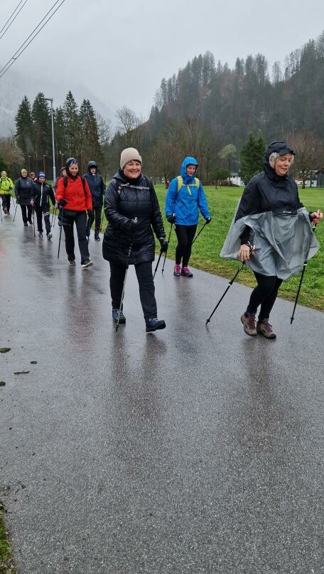 Selbst schlechtes Wetter war noch lange kein Grund für Müßiggang.vlk