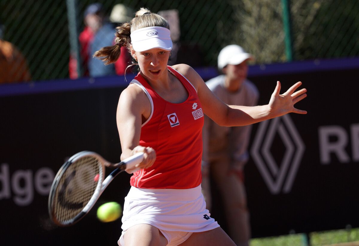 Sinja Kraus ist nach vier Partien beim Billie-Jean-King-Cup noch ohne Niederlage.GEPA