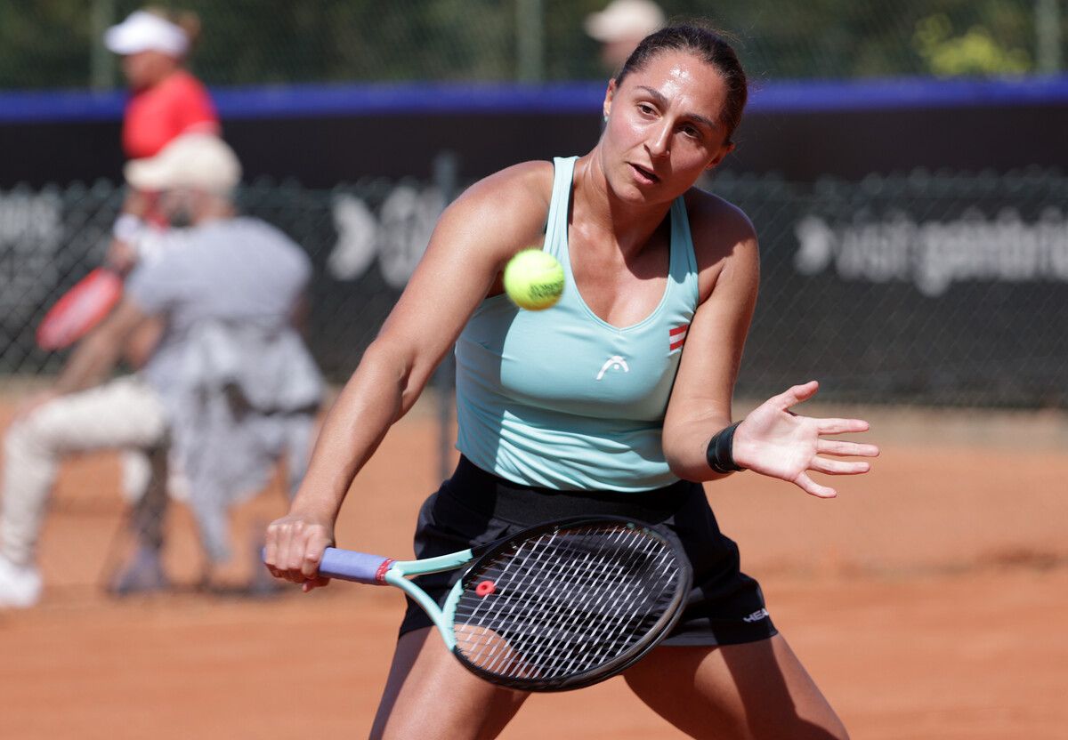 Tamira Paszek feierte in ihrem 24. BJK-Cup-Einzel den zehnten Sieg und hält zusammen mit ihren zwei Erfolgen im Doppel nun bei zwölf Siegen im Nationalteam.GEPA