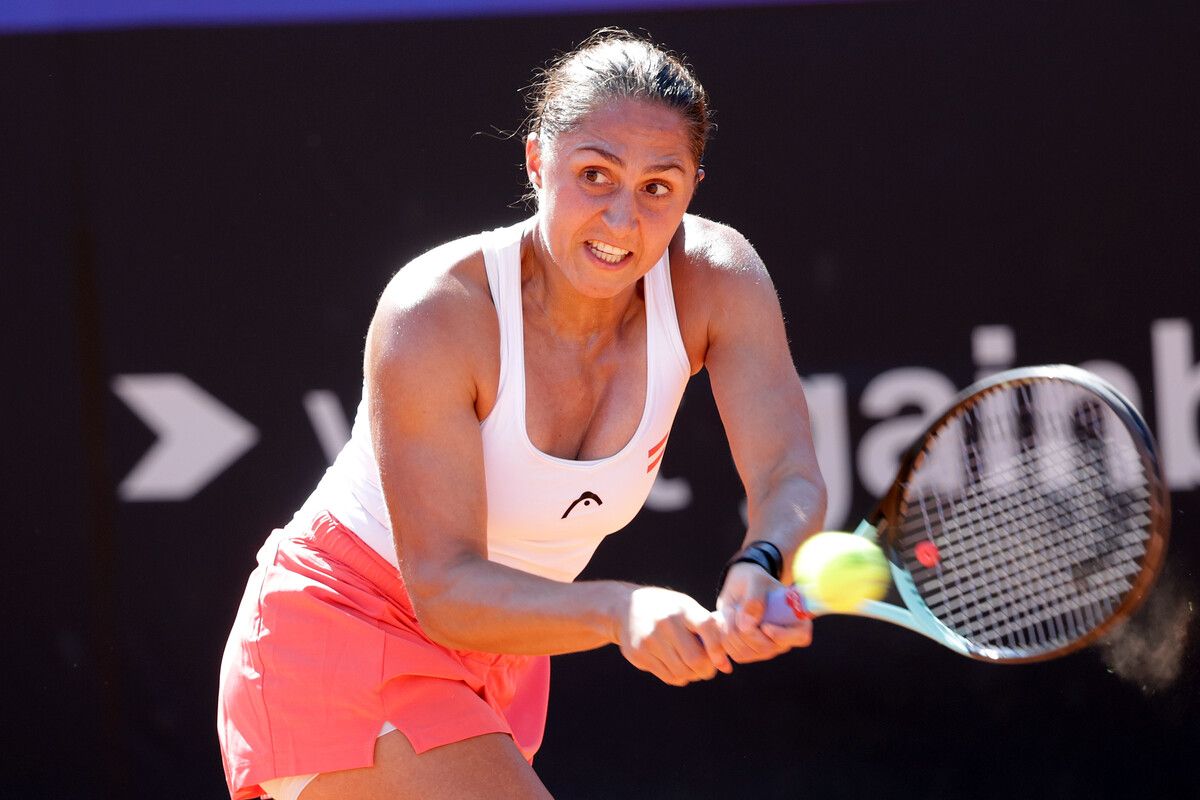 Tamira Paszek präsentiert sich beim Billie-Jean-King-Cup weiter von ihrer besten Seite und blieb auch in ihrem zweiten Einzel ohne Satzverlust.GEPA