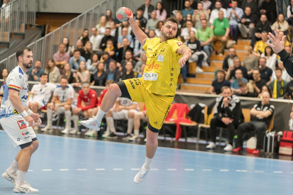 Tobi Wagner musste nach der Pause wegen Rückenschmerzen passen.VN/DS