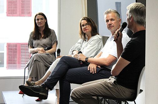 Am Podium wurde über Stadtentwicklung diskutiert.vai